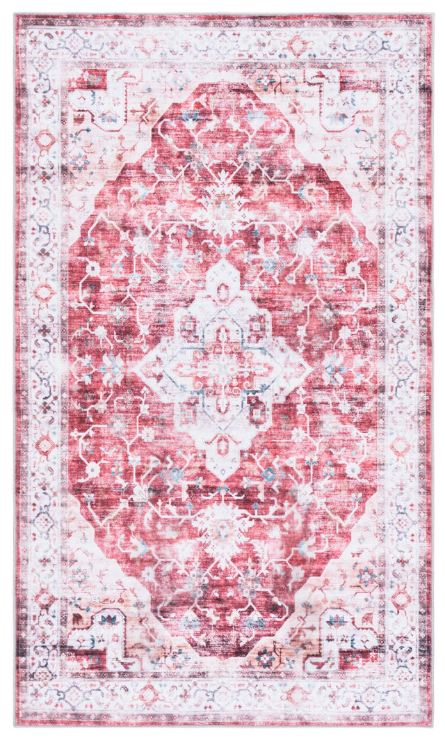 Safavieh Martha Stewart Washable 3'-0" x 5'-0" Rug in Rust / Gold
