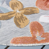Safavieh Cabana 6'-5" x 6'-5" Rug in Grey / Rust