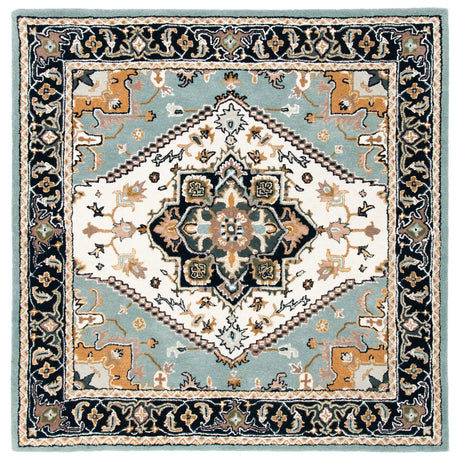 Safavieh Heritage 6'-0" x 6'-0" Rug in Grey / Green