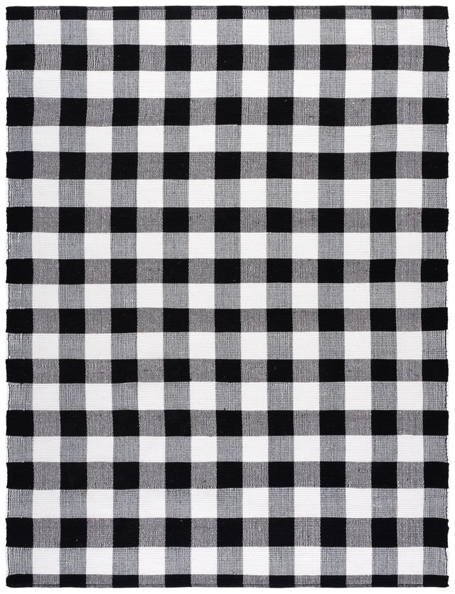 Safavieh Montauk 8'-0" x 10'-0" Rug in Black / Ivory