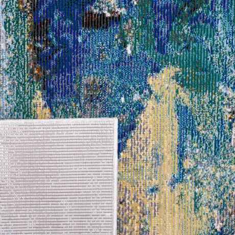 Safavieh Art Studio 4'-0" x 6'-0" Rug in Light Grey / Blue
