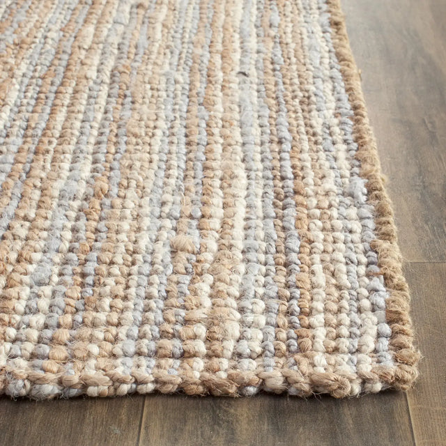 Safavieh Natural Fiber 2'-6" x 10'-0" Rug in Grey / Natural