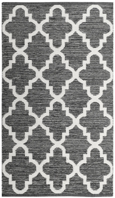 Safavieh Montauk 2'-3" x 3'-9" Rug in Charcoal / Ivory