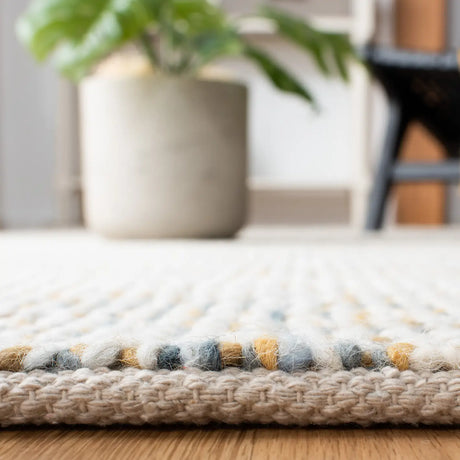 Safavieh Vermont 4'-0" x 6'-0" Rug in Dark Gold / Blue