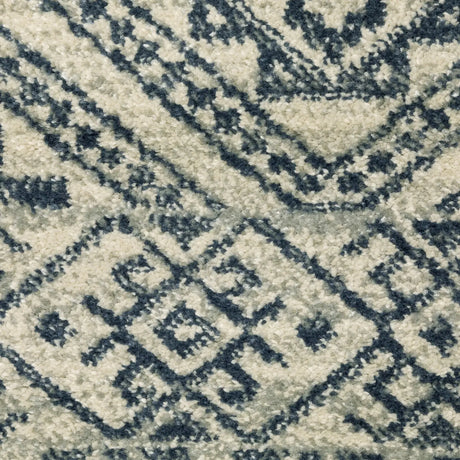 Oriental Weavers Sphinx Branson Br02A Blue/ Beige Rugs - room scene 2
