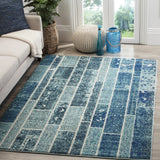 Safavieh Monaco 4'-0" x 5'-7" Rug in Blue / Multi