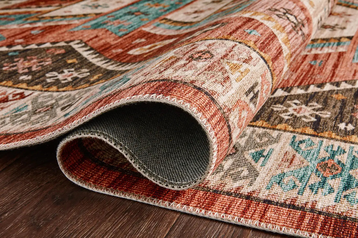 Loloi Zion Zio-05 Red/Multi Rugs - pile height