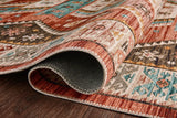 Loloi Zion Zio-05 Red/Multi Rugs - pile height