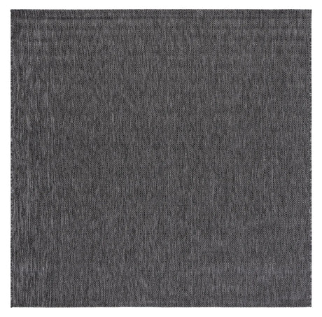 Safavieh Courtyard 6'-7" x 6'-7" Rug in Black / Grey