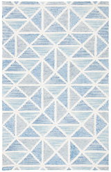 Safavieh Abstract 4'-0" x 6'-0" Rug in Ivory / Blue