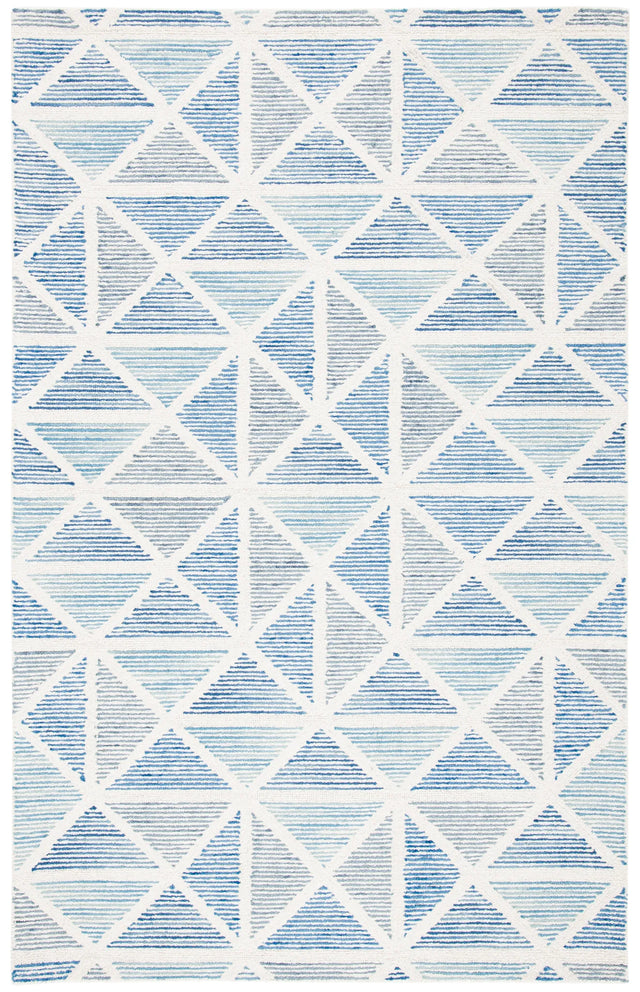 Safavieh Abstract 4'-0" x 6'-0" Rug in Ivory / Blue