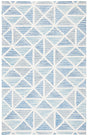 Safavieh Abstract 4'-0" x 6'-0" Rug in Ivory / Blue