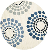 Safavieh Soho 6'-0" x 6'-0" Rug in Ivory / Multi