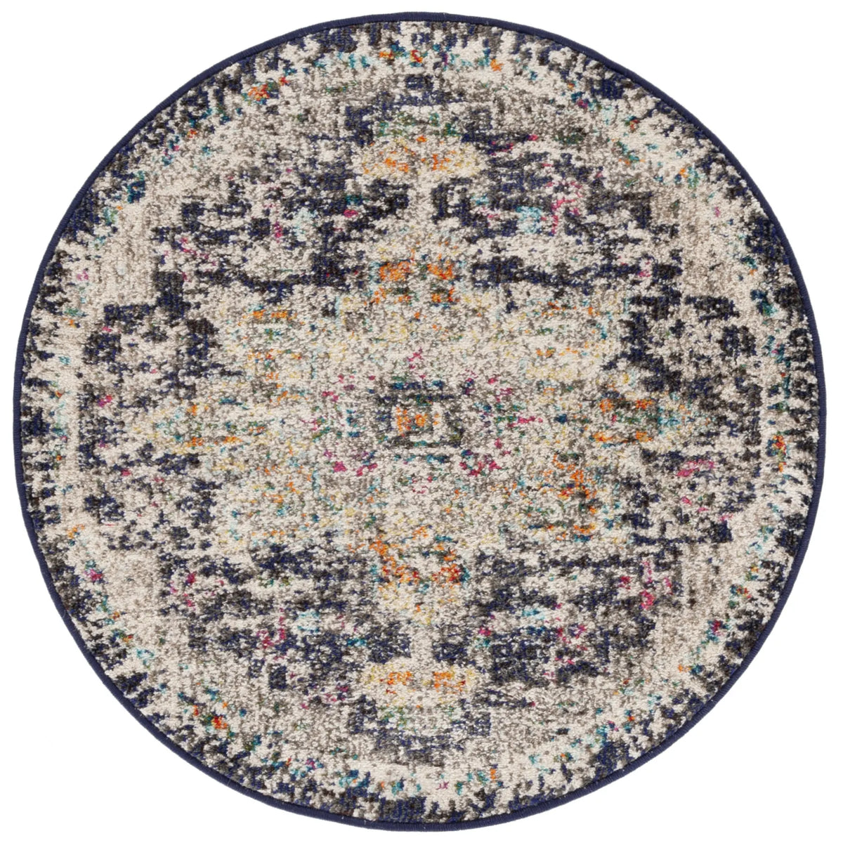 Safavieh Madison 3'-0" x 3'-0" Rug in Black / Gold