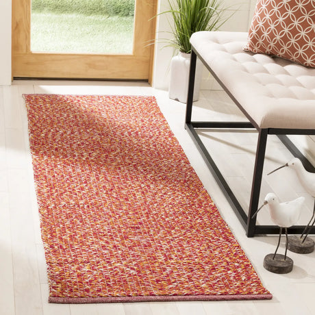 Safavieh Montauk 2'-3" x 7'-0" Rug in Orange / Multi
