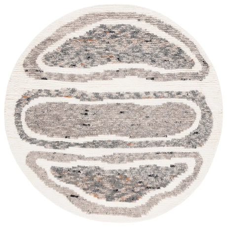 Safavieh Casablanca 6'-0" x 6'-0" Rug in Ivory / Dark Grey