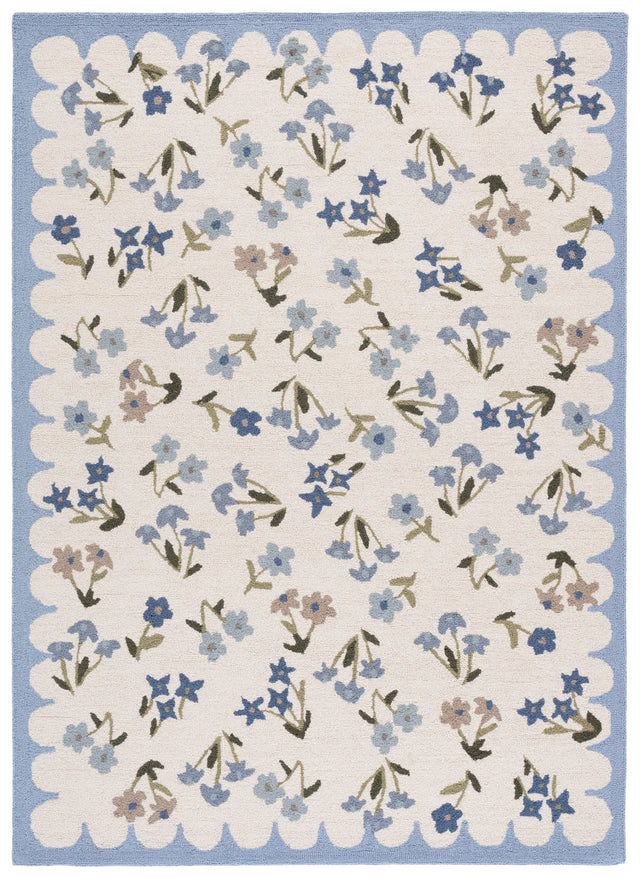 Safavieh Martha Stewart 4'-0" x 6'-0" Rug in Ivory / Light Blue