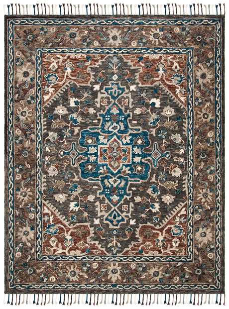 Safavieh Aspen 10'-0" x 14'-0" Rug in Charcoal / Light Brown
