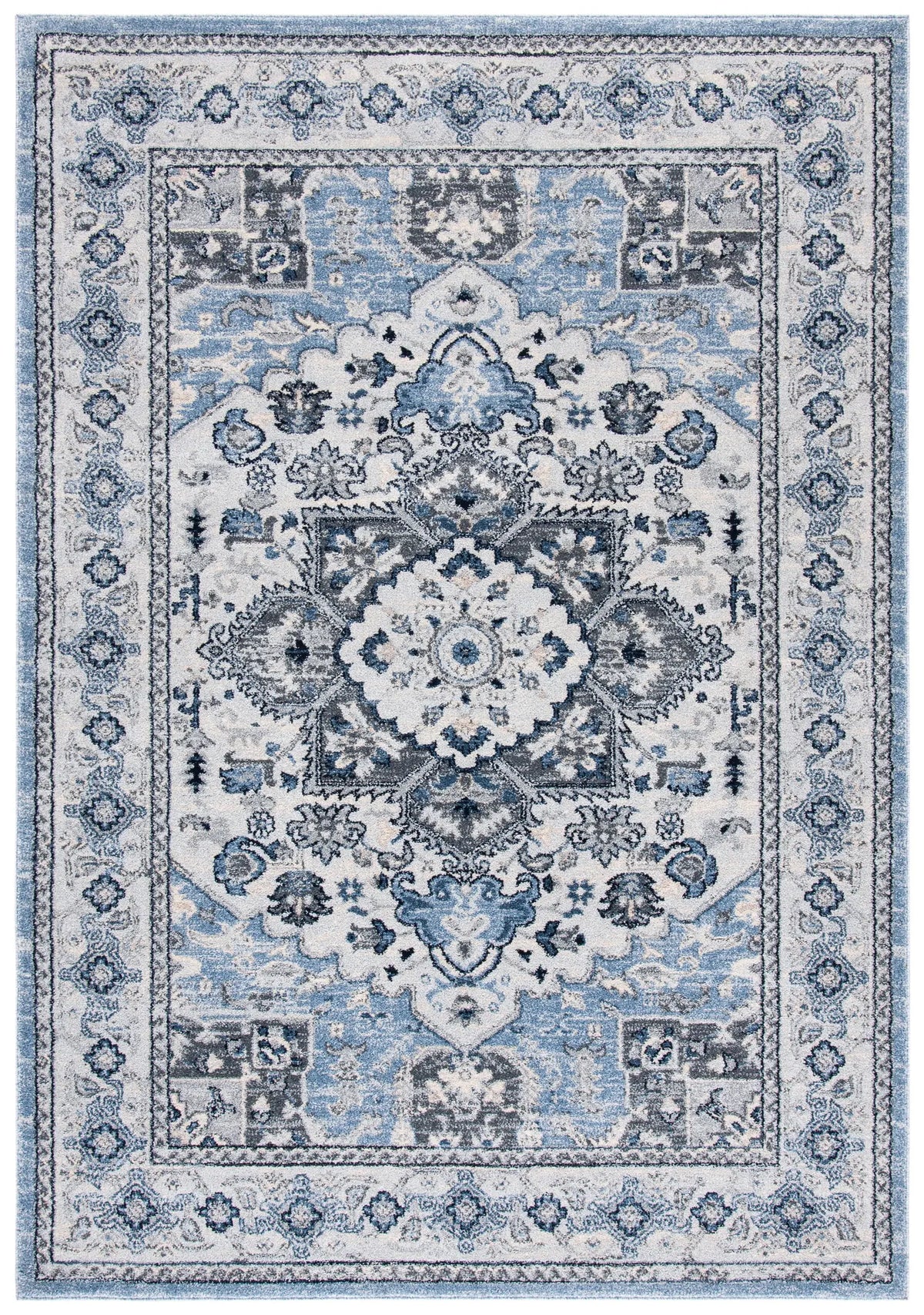 Safavieh Charleston 4'-0" x 6'-0" Rug in Blue / Grey