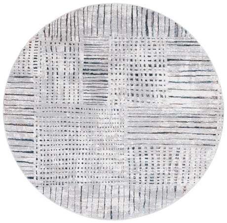 Safavieh Sonoma 6'-7" x 6'-7" Rug in Grey / Ivory