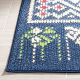 Safavieh Journey 4'-4" x 6'-0" Rug in Blue / Ivory