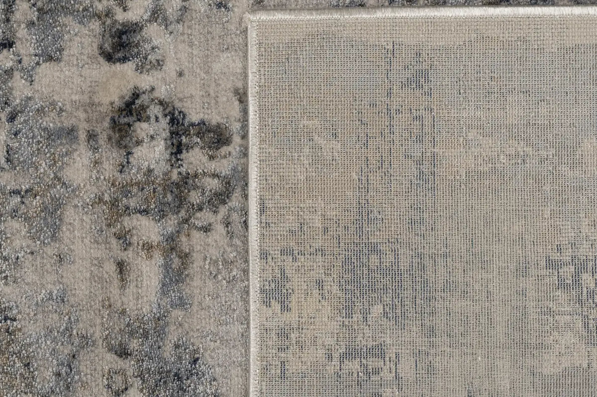Dynamic Rugs Castilla 3533 Grey / Blue Rugs - Corner
