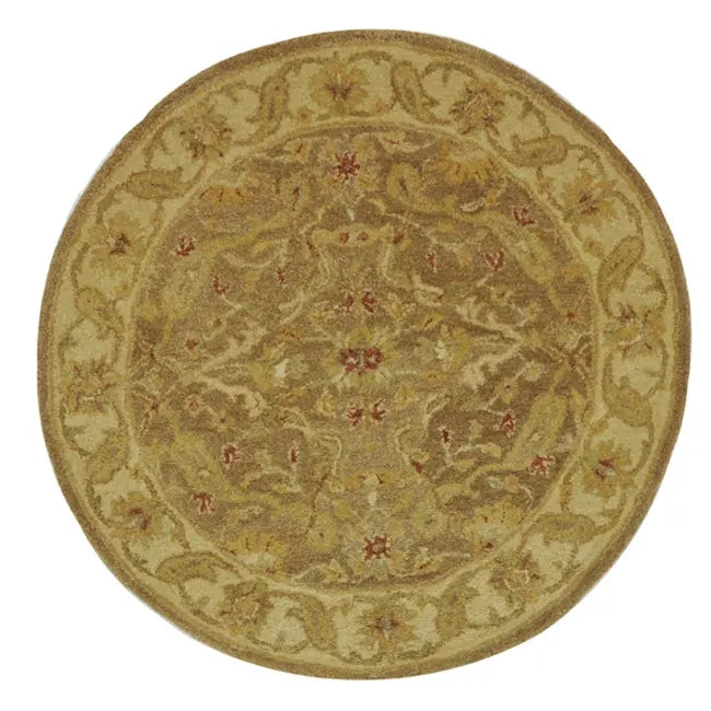 Safavieh Antiquity 3'-6" x 3'-6" Rug in Brown / Gold