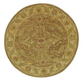 Safavieh Antiquity 3'-6" x 3'-6" Rug in Brown / Gold