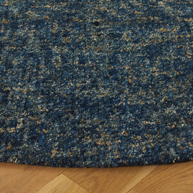 Safavieh Gabbeh 6'-0" x 6'-0" Rug in Dark Blue / Beige
