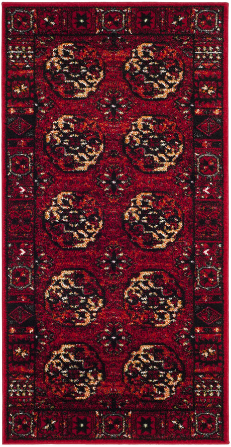 Safavieh Vintage Hamadan 2'-7" x 5'-0" Rug in Red / Multi