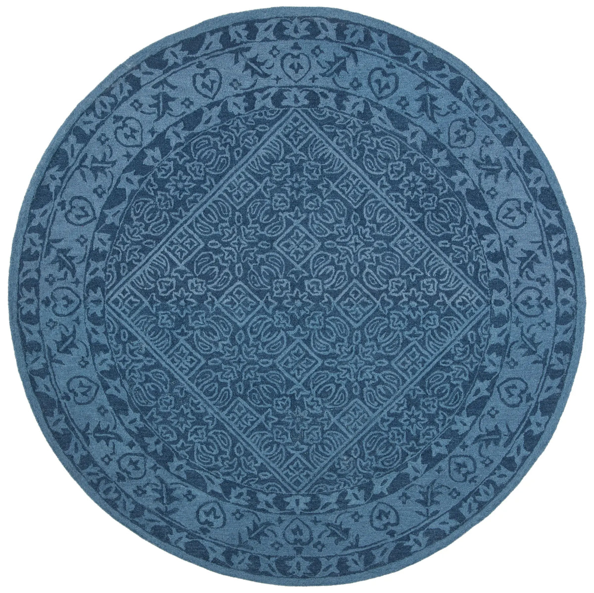 Safavieh Dip Dye 5'-0" x 5'-0" Rug in Navy Blue