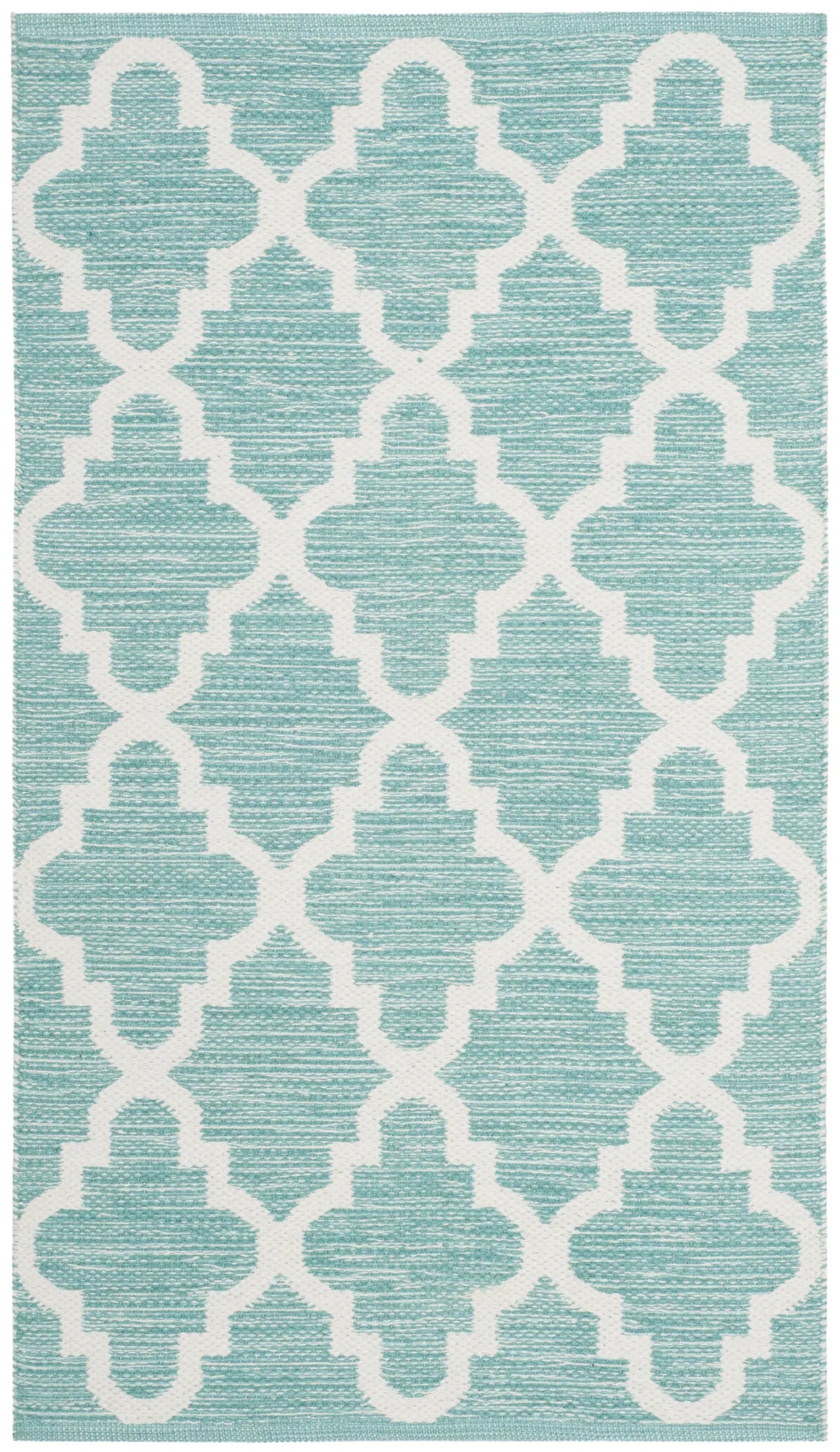 Safavieh Montauk 2'-3" x 3'-9" Rug in Teal / Ivory