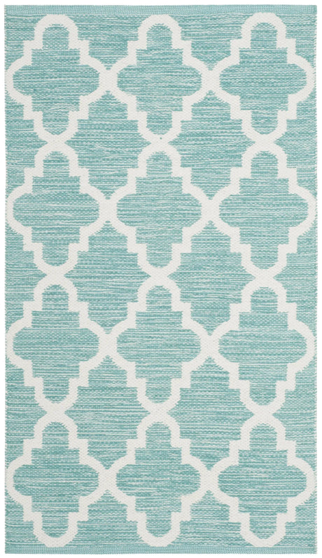 Safavieh Montauk 2'-3" x 3'-9" Rug in Teal / Ivory
