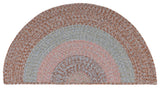 Safavieh Braided 2'-0" x 4'-0" Rug in Brown / Grey Pink