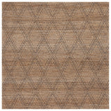 Safavieh Natural Fiber 6'-0" x 6'-0" Rug in Natural / Black