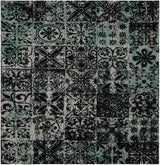 Safavieh Classic Vintage 6'-0" x 6'-0" Rug in Teal / Black