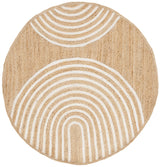 Safavieh Natural Fiber 6'-0" x 6'-0" Rug in Natural / Ivory