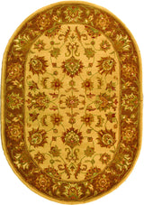 Safavieh Heritage 4'-6" x 6'-6" Rug in Ivory / Brown