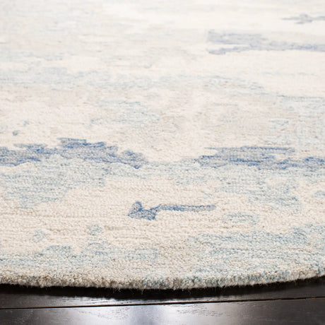 Safavieh Abstract 6'-0" x 6'-0" Rug in Ivory / Blue
