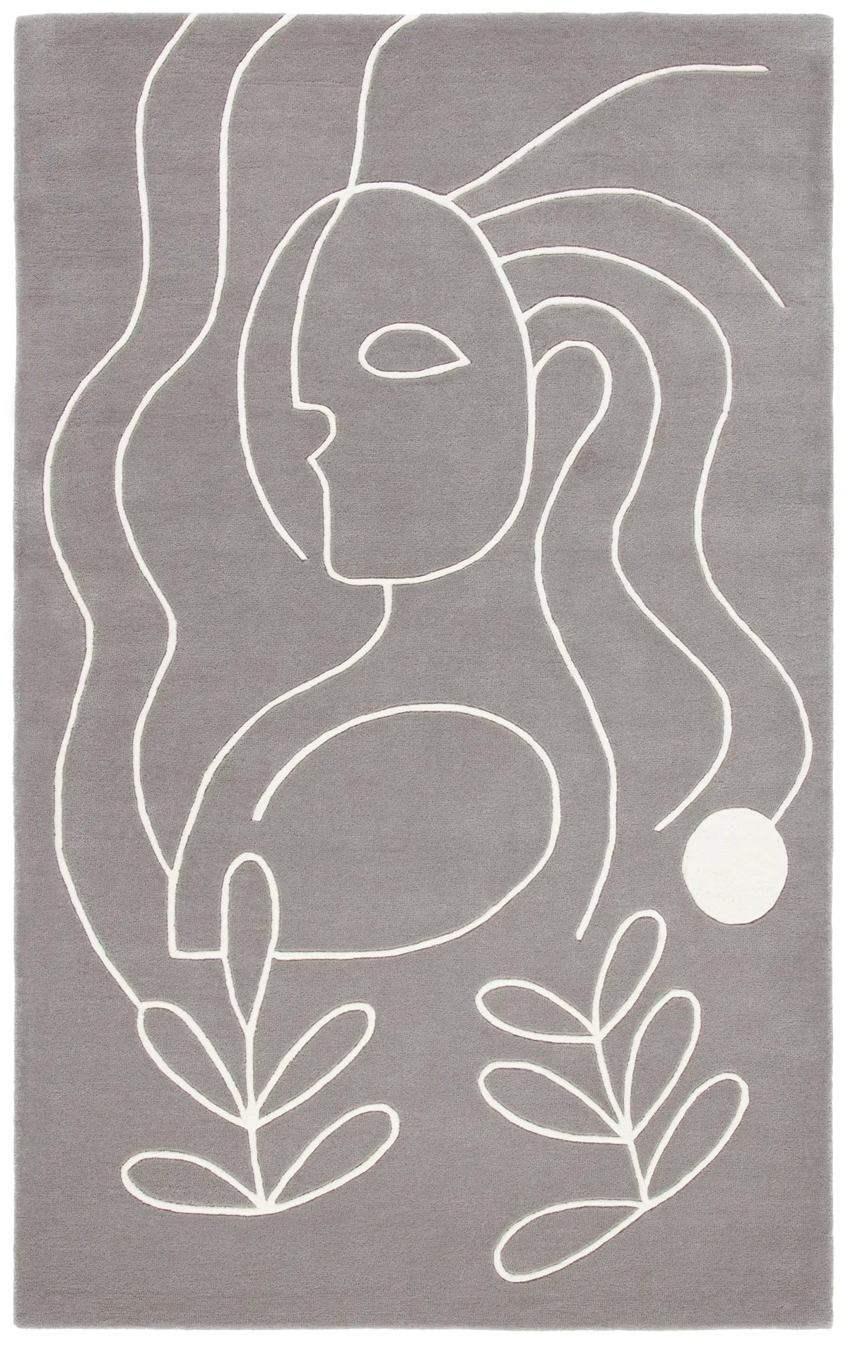 Safavieh Fifth Avenue 4'-0" x 6'-0" Rug in Grey / Ivory