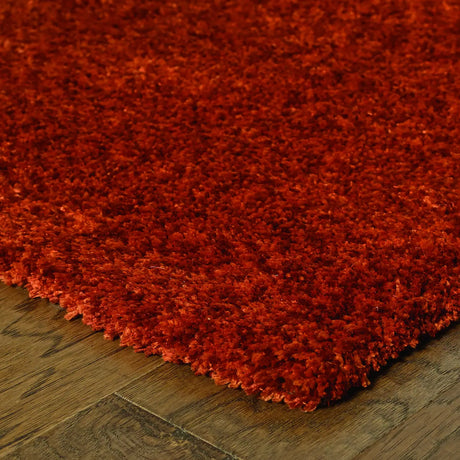 Oriental Weavers Sphinx Heavenly 73406 Red / Red Rugs - corner detail