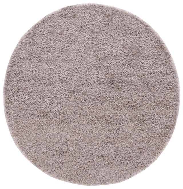Safavieh Luxe Shag 6'-0" x 6'-0" Rug in Brown