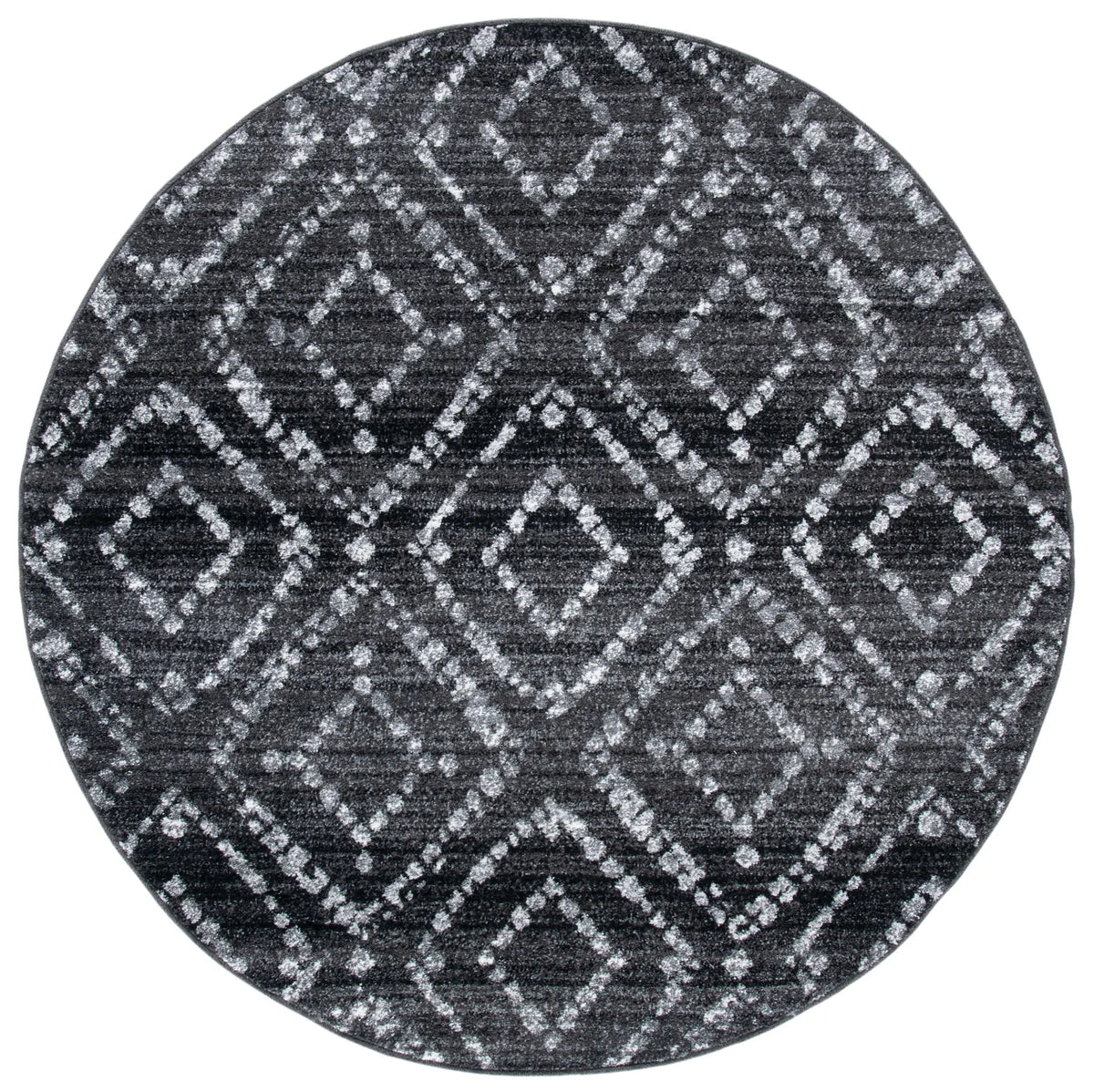 Safavieh Adirondack 6'-0" x 6'-0" Rug in Black / Ivory