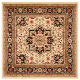 Safavieh Lyndhurst 6'-0" x 6'-0" Rug in Beige / Black