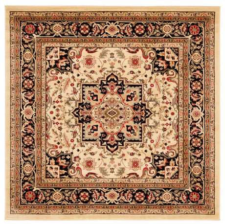 Safavieh Lyndhurst 6'-0" x 6'-0" Rug in Beige / Black