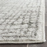 Safavieh Adirondack 2'-6" x 10'-0" Rug in Silver / Ivory