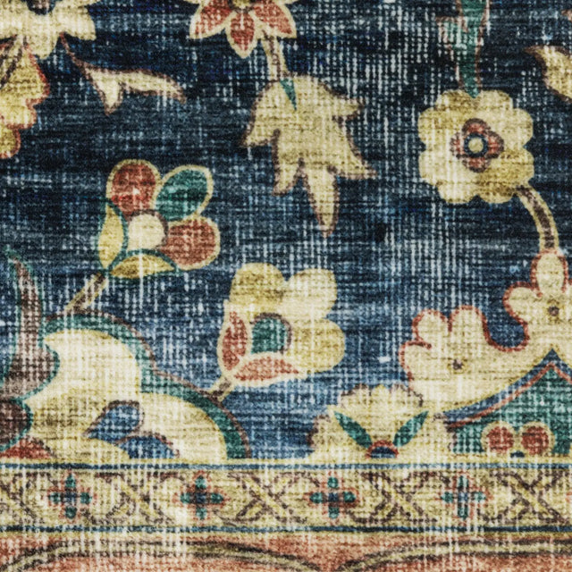Oriental Weavers Sphinx Sumter Sum04 Blue/ Rust Rug - room scene 2