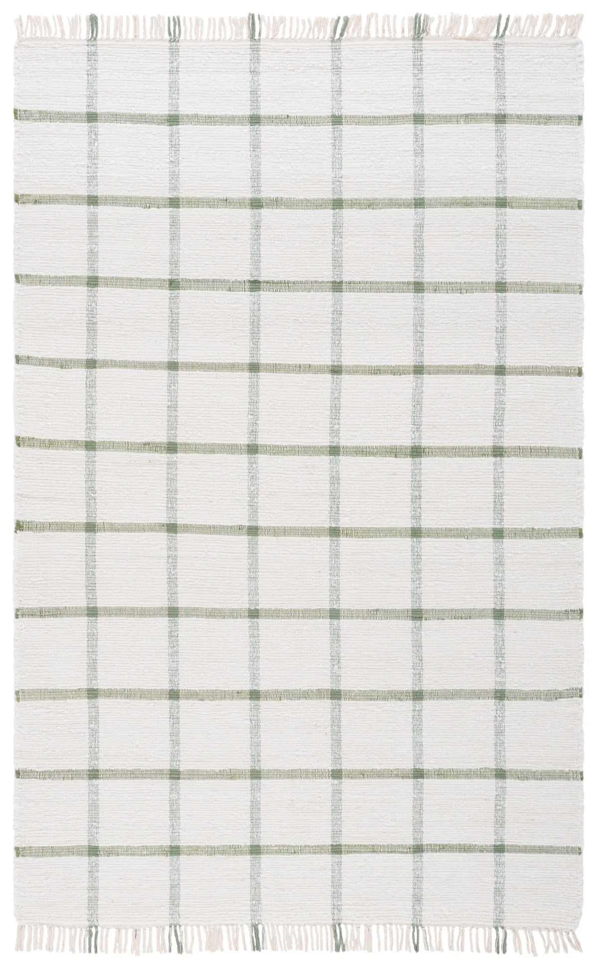 Safavieh Montauk 4'-0" x 6'-0" Rug in Ivory / Green