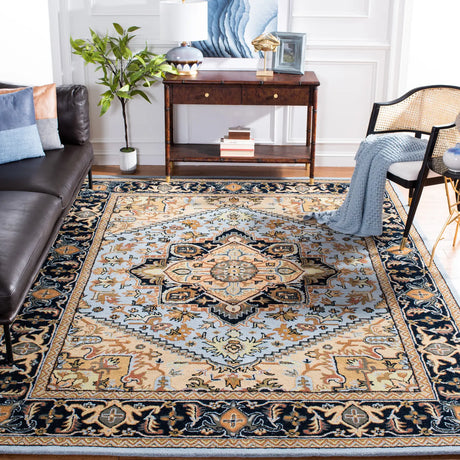 Safavieh Heritage 10'-0" x 14'-0" Rug in Blue / Light Brown