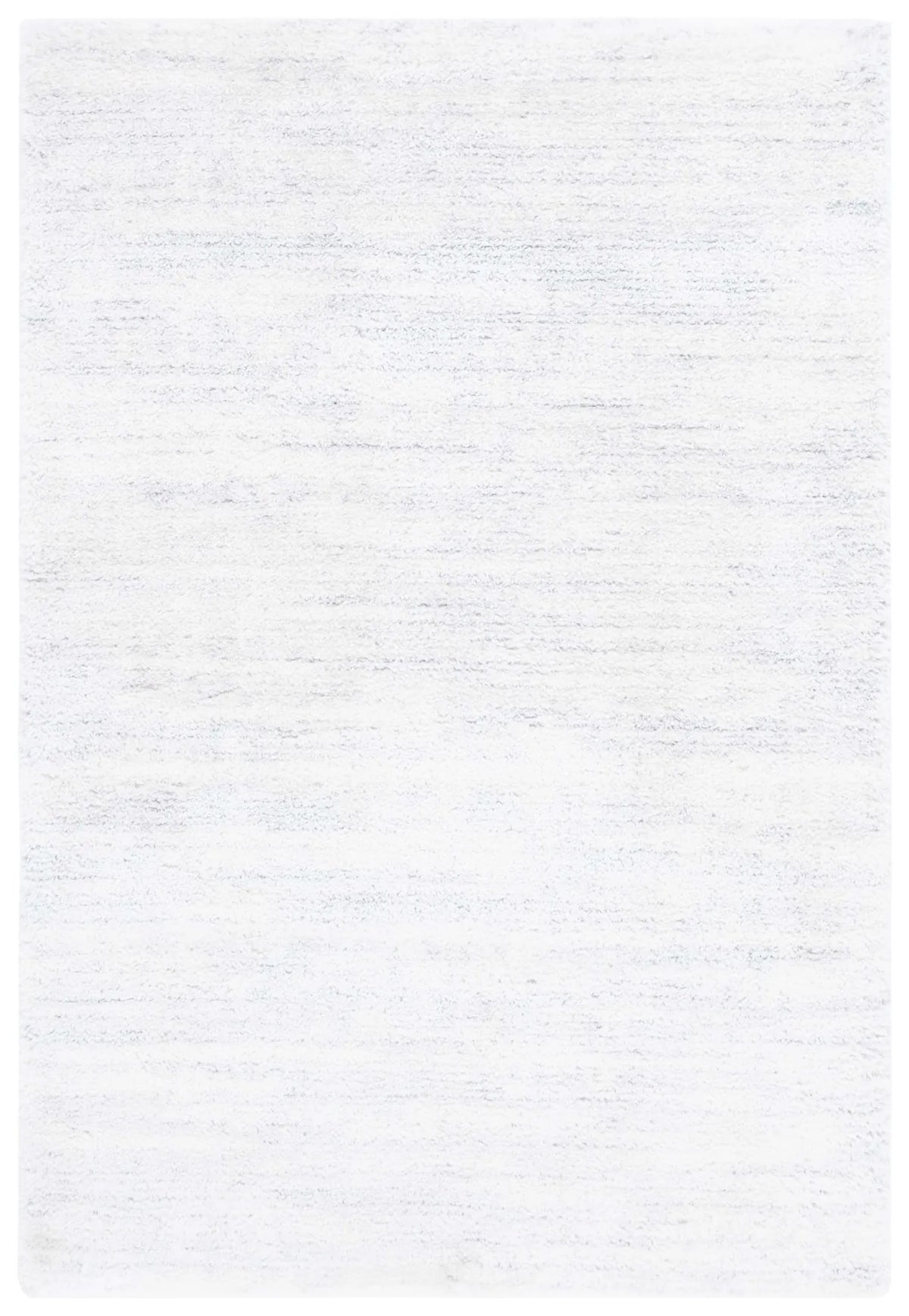 Safavieh Jasmine Shag 4'-0" x 6'-0" Rug in Ivory / Light Grey